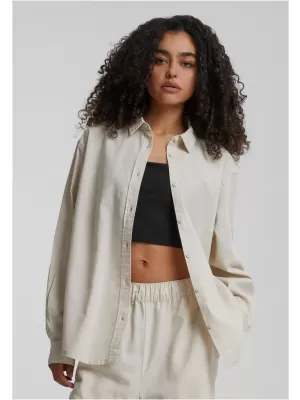 Dámská košile URBAN CLASSICS TB6847 SOFT SEA GRASS