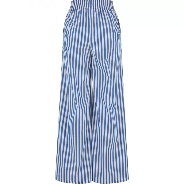  Dámské kalhoty URBAN CLASSICS TB6844 WHITE/BLUE 