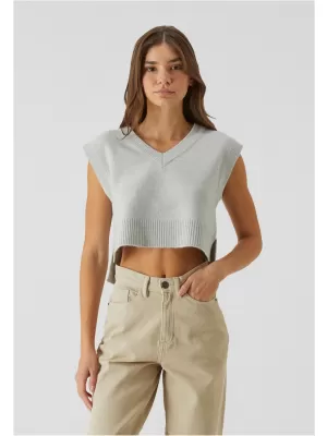 Dámský svetr URBAN CLASSICS TB7460 LIGHT ASPHALT