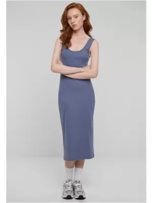 Dámské šaty URBAN CLASSICS TB6190 VINTAGE BLUE