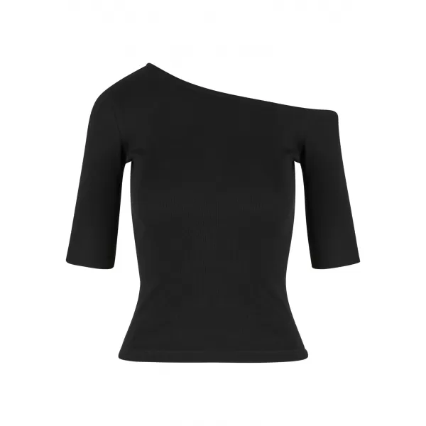  Dámské triko URBAN CLASSICS TB7096 BLACK 