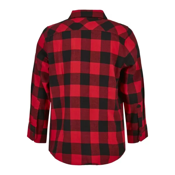  Dětská košile URBAN CLASSICS UCK297 BLACK/RED 