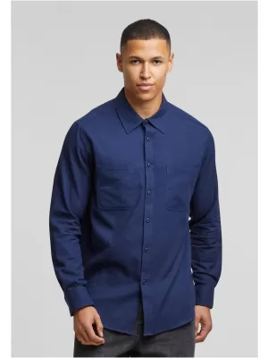 Pánská košile URBAN CLASSICS TB6357 NAVY