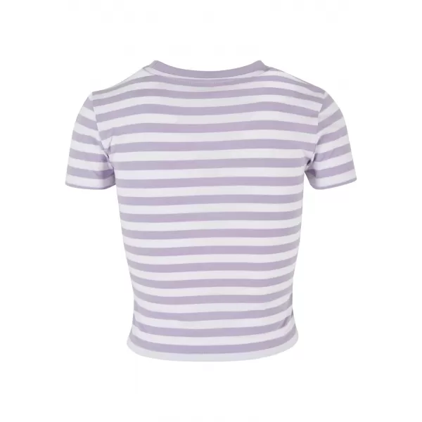  Dámské triko URBAN CLASSICS TB6825 WHITE/DUSTY LILAC 