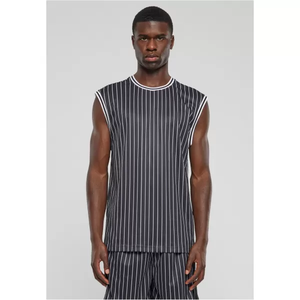  Pánské tílko URBAN CLASSICS TB6679 BLACK/WHITE 