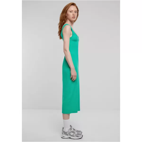  Dámské šaty URBAN CLASSICS TB6190 FERN GREEN 