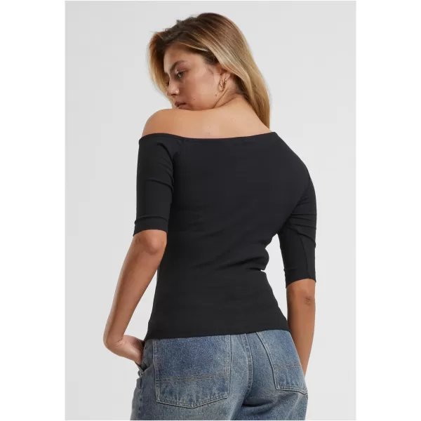  Dámské triko URBAN CLASSICS TB7096 BLACK 