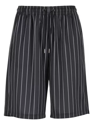 Pánské kraťasy URBAN CLASSICS TB7384 BLACK/WHITE