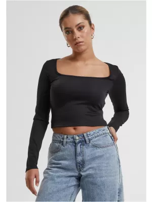 Dámské triko URBAN CLASSICS TB6996 BLACK