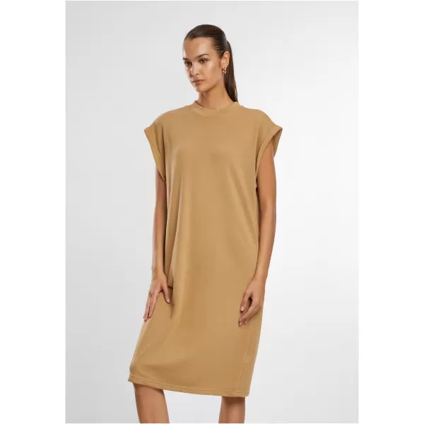 Dámské šaty URBAN CLASSICS TB6856 UNION BEIGE 