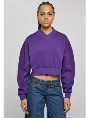 Dámská mikina URBAN CLASSICS TB6090 REAL VIOLET