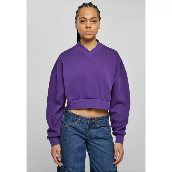  Dámská mikina URBAN CLASSICS TB6090 REAL VIOLET 