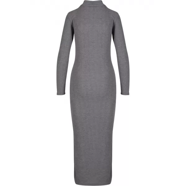  Dámské šaty URBAN CLASSICS TB6933 DARK GREY MELANGE 