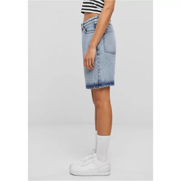  Dámské kraťasy URBAN CLASSICS TB6205 TINTED LIGHT BLUE WASHED 