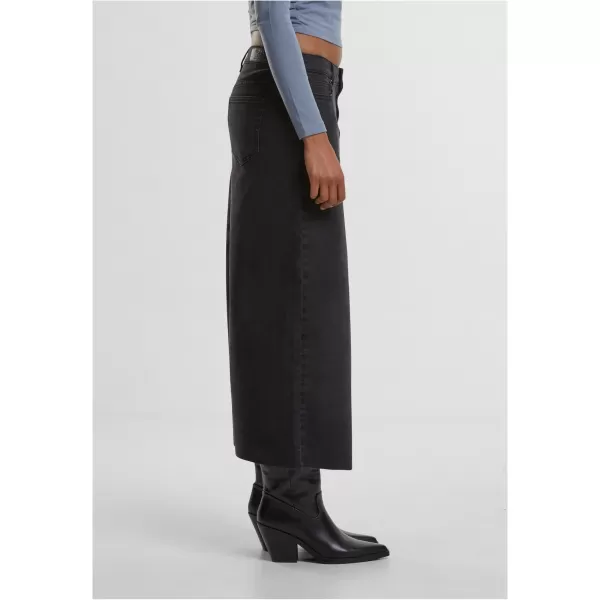  Dámská sukně URBAN CLASSICS TB7092 BLACK WASHED 