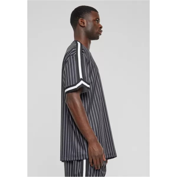  Pánské triko URBAN CLASSICS TB6680 BLACK/WHITE 