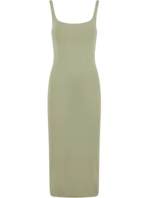 Dámské šaty URBAN CLASSICS TB7180 SOFT SALVIA