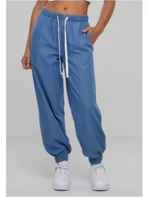 Dámské kalhoty URBAN CLASSICS TB6816 SKYBLUE WASHED