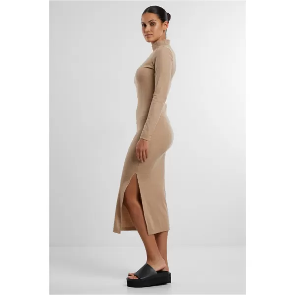  Dámské šaty URBAN CLASSICS TB6933 BEIGE MELANGE 