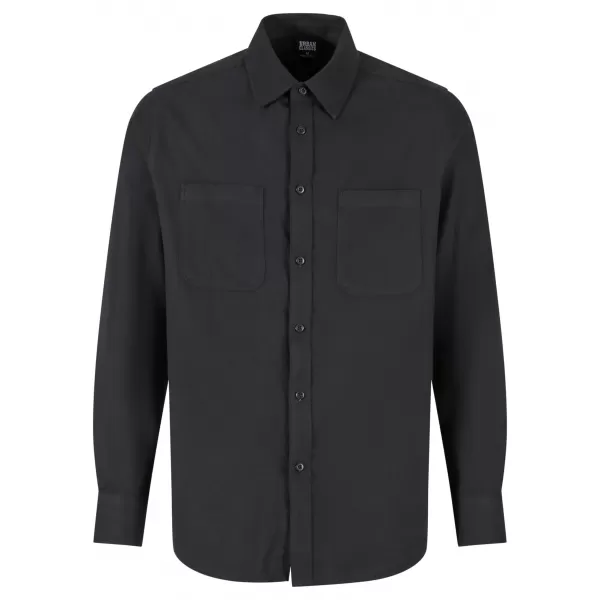  Pánská košile URBAN CLASSICS TB6357 BLACK 
