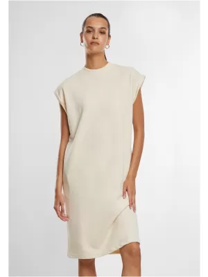 Dámské šaty URBAN CLASSICS TB6856 WHITE/SAND