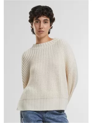 Dámský svetr URBAN CLASSICS TB7093 WHITE/SAND