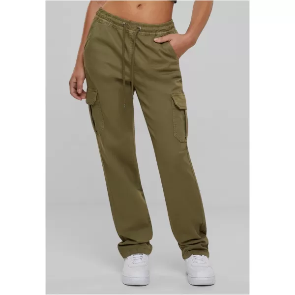  Dámské kalhoty URBAN CLASSICS TB6158 TINI OLIVE 