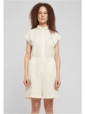 Dámský overal URBAN CLASSICS TB6199 WHITE/SAND