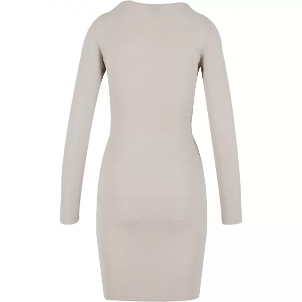  Dámské šaty URBAN CLASSICS TB6995 WHITE/SAND 