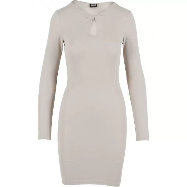  Dámské šaty URBAN CLASSICS TB6995 WHITE/SAND 