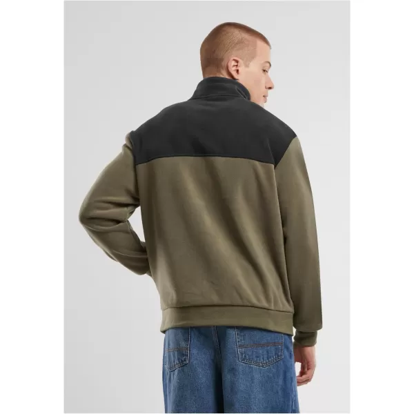  Pánská bunda URBAN CLASSICS TB7016 BLACK/OLIVE 