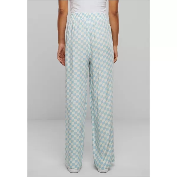  Dámské kalhoty URBAN CLASSICS TB6218 OCEAN BLUECHECK 