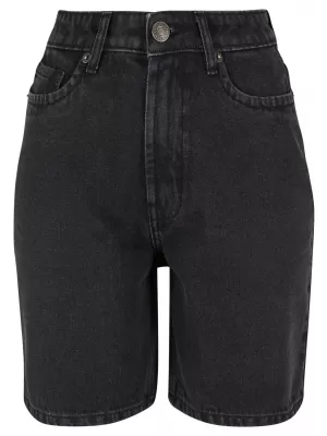 Dámské kraťasy URBAN CLASSICS TB6205 BLACK WASHED