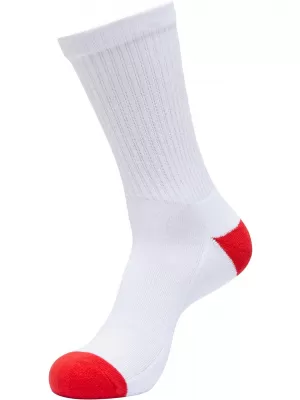 Ponožky URBAN CLASSICS TB6803 WHITE/BLACK/WHITE/BLACK/WHITE/BLACK/WHITE/CITY RED/WHITE/MIDNIGHT NAVY
