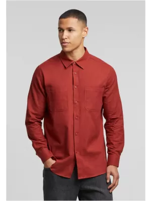 Pánská košile URBAN CLASSICS TB6357 DARK RUST