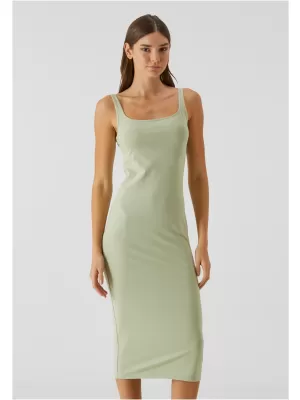 Dámské šaty URBAN CLASSICS TB7180 SOFT SALVIA