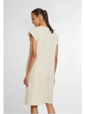 Dámské šaty URBAN CLASSICS TB6856 WHITE/SAND