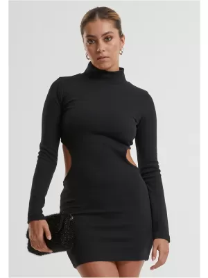 Dámské šaty URBAN CLASSICS TB7066 BLACK