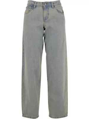 Dámské džíny URBAN CLASSICS TB7127 NEW LIGHT BLUE DIRTY WASHED