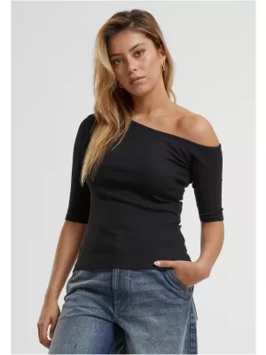 Dámské triko URBAN CLASSICS TB7096 BLACK