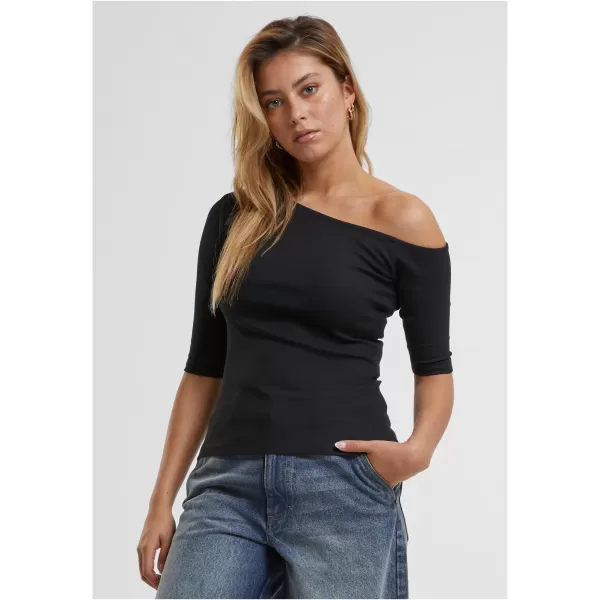  Dámské triko URBAN CLASSICS TB7096 BLACK 