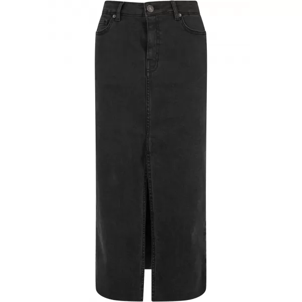  Dámská sukně URBAN CLASSICS TB7092 BLACK WASHED 