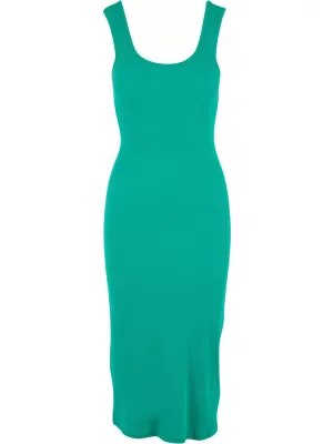 Dámské šaty URBAN CLASSICS TB6190 FERN GREEN