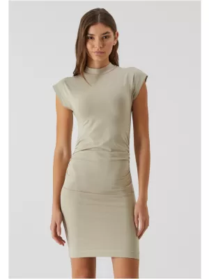 Dámské šaty URBAN CLASSICS TB7179 CHALKDUST