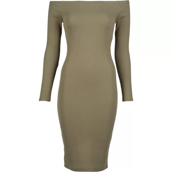  Dámské šaty URBAN CLASSICS TB6145 TINI OLIVE 