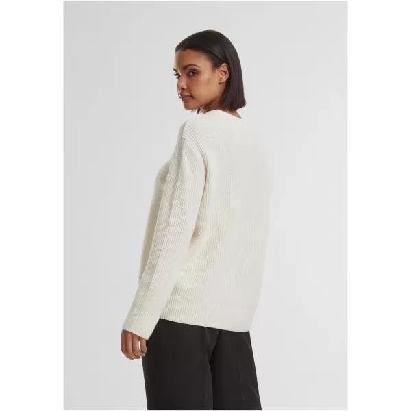 Dámský svetr URBAN CLASSICS TB7116 WHITE/SAND 
