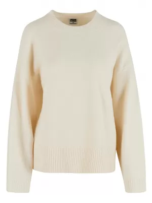 Dámský svetr URBAN CLASSICS TB7094 WHITE/SAND