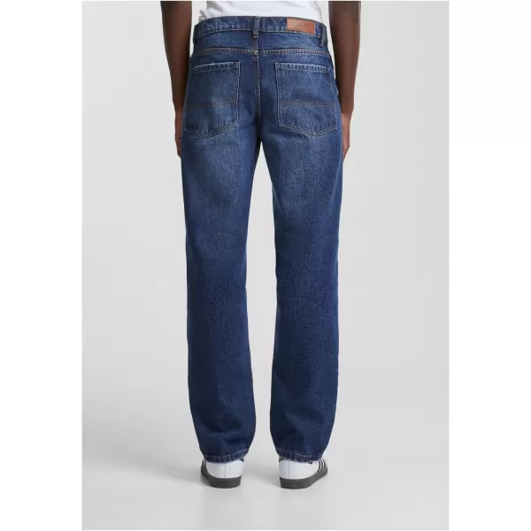  Pánské džíny URBAN CLASSICS TB6396 NEW DARK BLUE WASHED 