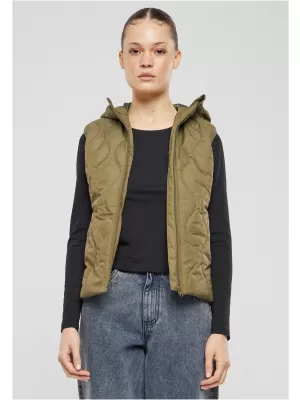 Dámská vesta URBAN CLASSICS TB7009 OLIVE