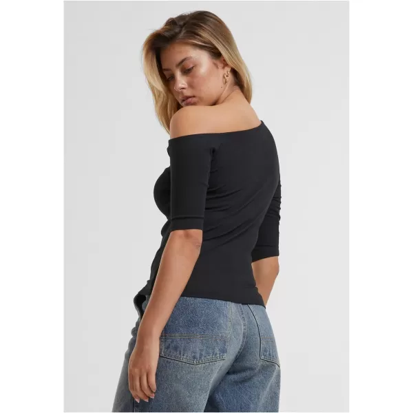  Dámské triko URBAN CLASSICS TB7096 BLACK 